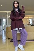 Conrad Oversized Boxy Knit Maroon /20=